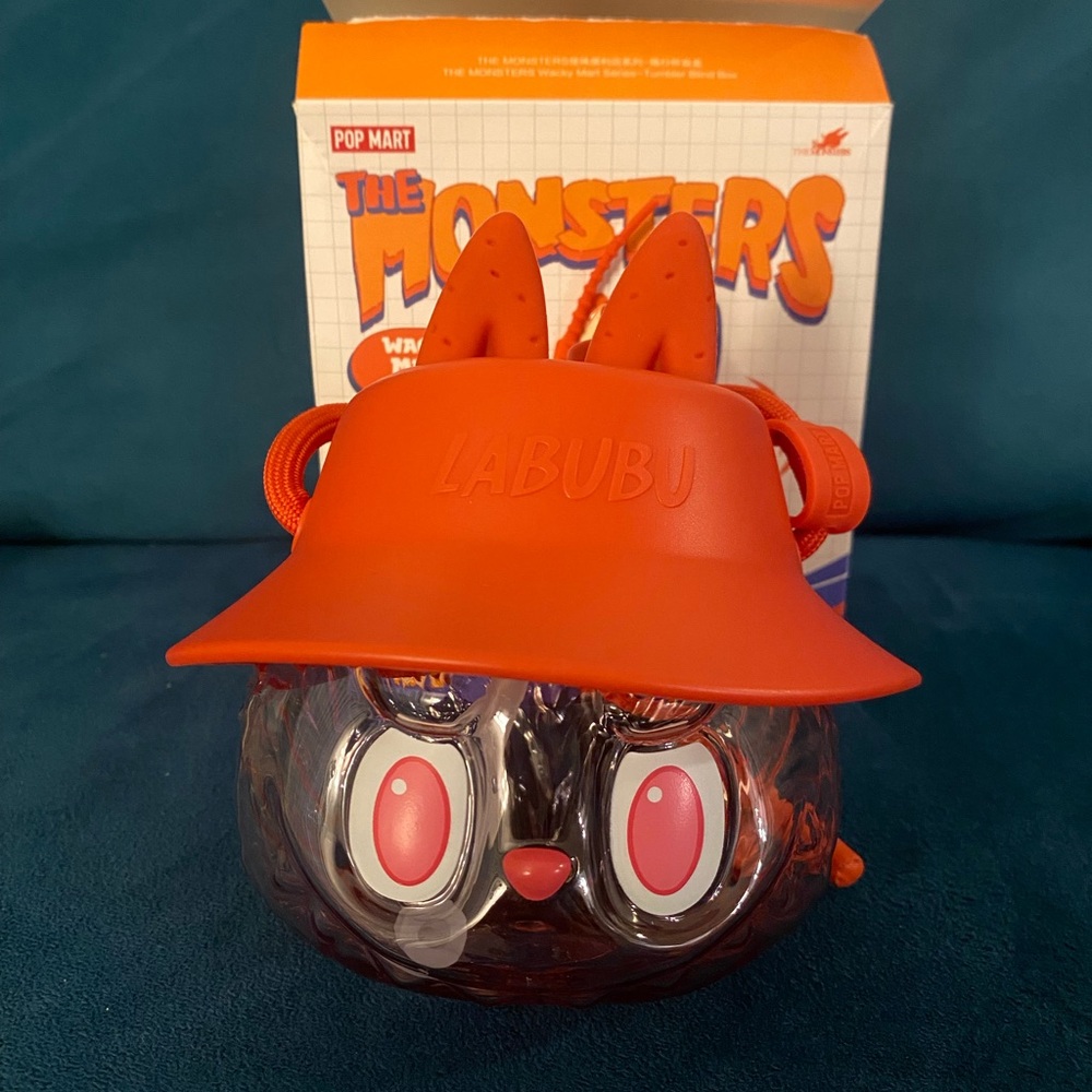 Pop Mart THE MONSTERS Labubu Wacky Mart Series Tumbler - Tomato Red